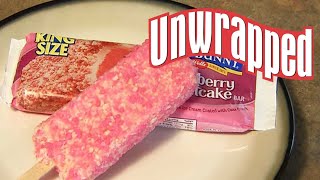 How Blue Bunnys Strawberry Shortcake Bars are Made  Unwrapped  Food Network [upl. by Nwatna]