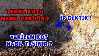 TEMEL KOTU NASIL VERİLİR   BİR NOKTADAKİ KOTU BAŞKA BİR YERE TAŞIMAK HAFRİYATIN SONUNA GELDİK [upl. by Tap]