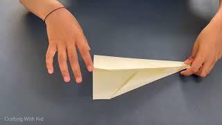 DIY Glider Paper Airplane  Different type of plane  DIY Easy Craft fun activity [upl. by Adile]