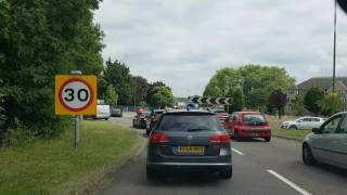 driving through Wormley Broxbourne Hertfordshire 220617 [upl. by Ardith]