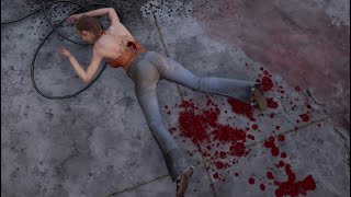 ジュリー Julie RYONA ryona リョナ execution Death Scene  The Texas ChainSaw Massacre The game 悪魔のいけにえ [upl. by Rozella727]