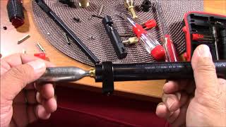 CROSMAN 2240 STUCK CO2 POWERLET [upl. by Dnalyk96]