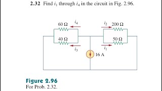 03 Find i1 through i4 in the circuit in fig296  Subtitle English [upl. by Nnyloj]