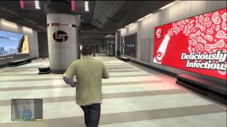 UNDERGROUND METRO TRAIN STATION IN GTA 5 LOCATION GAMEPLAY [upl. by Ardisj]