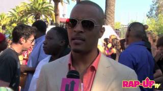 TI Talks Lady Gaga Eminem and Drake Collaborations [upl. by Aramit]