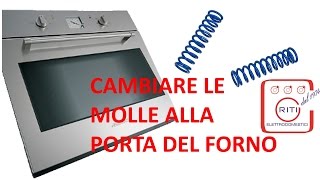 Cambiare le cerniere alla porta del forno [upl. by Yniar365]