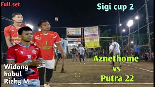 Widong  Rizky  kabul sigi cup 2 putra 22 vs Aznethome fullset [upl. by Ecallaw]