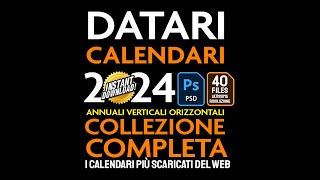 Creare Un Calendario Personalizzato con Photoshop [upl. by Anayt]