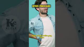 Penyebab Nyeri Pinggang Sebelah Kanan kesehatan kliperchannel nyeripinggang [upl. by Yllek52]