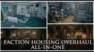 Mod Preview Faction Housing Overhaul  AllinOne [upl. by Farhi]