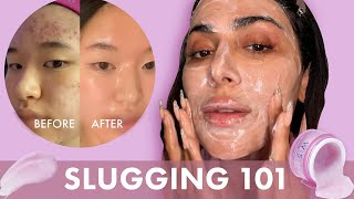 Slugging 101 My secret to glowing skin Pillowgasm  تقنية السلاغينغ لبشرة متوهجة [upl. by Llemart]