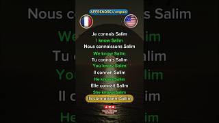 Apprenez les pronoms personnels dans une phrase en anglais🇲🇫🇺🇸 apprendrelanglais coursdanglais [upl. by Enilarac]