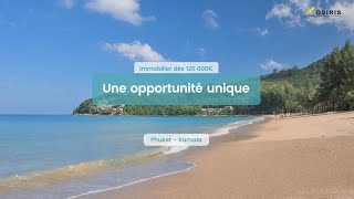 ☀️Appartements locatifs vue mer à Phuket dès 120 000€ 🌊 Une opportunité à ne pas manquer [upl. by Nuzzi]