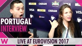 Luísa Sobral Salvadors sister  Portugal interview  Eurovision 2017  wiwibloggs [upl. by Jermaine501]