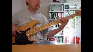 Bass Cover  Vielle Canaille Serge Gainsbourg et Eddy Mitchell [upl. by Osborn]