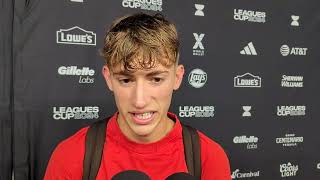 New York Red Bulls Daniel Edelman Full Post Game Media Availability vs CF Pachuca Leagues Cup [upl. by Ahsial479]