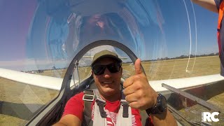 RC pilot goes full size gliding at Benalla [upl. by Adniralc]