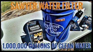 SAWYER ALL IN ONE WATER FILTER KIT REVIEW [upl. by Ecitsuj]