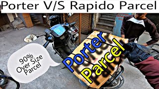 Porter Parcel VS Rapido Parcel 🤔 How Can Earn In Parcel Delivery Job From Jaipur  rideonjai [upl. by Eiduj]