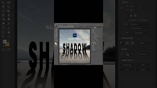 shadow text effect in photoshop drop shadow text after effects shorts [upl. by Pheni]