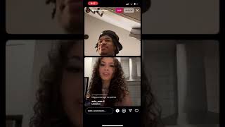 Sharife cooper and ash kaash on instagram live [upl. by Ardiedak472]