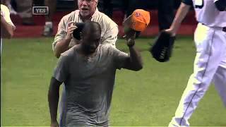 Tampa Bay Buccaneers New Acquisition Darrelle Revis Throws The 1st Pitch  RaysYankees Game [upl. by Aguie351]