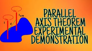 PARALLEL AXIS THEOREM EXPERIMENTAL DEMONSTRATION [upl. by Asilrak]