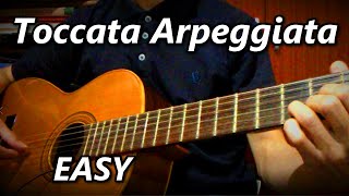 Toccata Arpeggiata  J H Kapsberger  1604   PDF  Easy version [upl. by Ennovoj466]