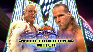 Story of Ric Flair vs Shawn Michaels  WrestleMania 24 [upl. by Immak]