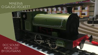 Minerva O Gauge Peckett DCC Sound fitted by Digitrains Zimo Sound Decoder [upl. by Columbyne665]