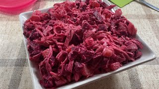 Kartoffelsalat mit Roter Bete Porree und Wurst Einzigartiges Rezept 072 [upl. by Eivla]