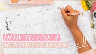 How to Use a Monthly Planner 8 Ways to use a Monthly Planner and Tips Roxy James 2023 [upl. by Schlessel]