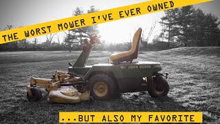 Forgotten Mowers The John Deere F525 [upl. by Oiliruam]