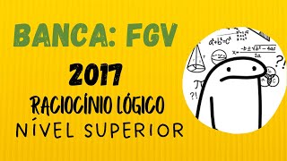 RACIOCÍNIO LÓGICO PARA A BANCA FGV  NÍVEL SUPERIOR [upl. by Biron769]