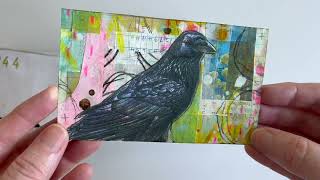 ICAD 2024  64 bird collages by Kate McCurrach [upl. by Carline]