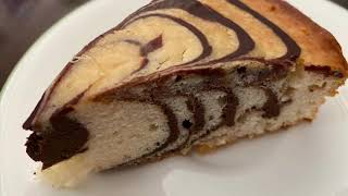 Eggless Marble Cake Recipe [upl. by Yesnel]