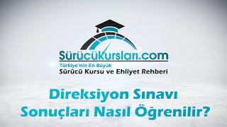 Direksiyon Sınavı Sonuçları Nasıl Öğrenilir [upl. by Zildjian441]