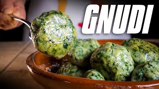 How to Make GNUDI  Authentic Italian Recipe [upl. by Nemzzaj503]