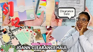 Haul So Much Clearance at Joanns Stamps Stickers Paper Folders and More [upl. by Arva]