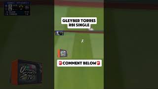 Gleyber Torres RBI Single  Yankees VS Guardians ALCS Game 4 Highlights [upl. by Sharron525]