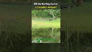 Ferocious Crocodile Attacks Warthog [upl. by Carney]