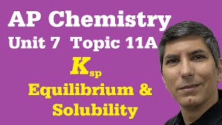 Introduction to Solubility Equilibria  AP Chem Unit 7 Topic 11a apchemistry [upl. by Legnaesoj534]