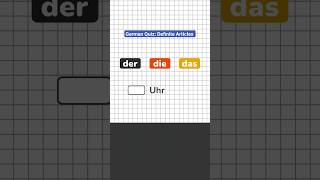 DeutschQuiz Bestimmte Artikel ichlernedeutsch [upl. by Annavaj291]