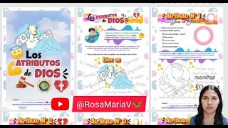 ATRIBUTO Dios es Eterno ⭕ clase biblica de los atributos de Dios para niños cristianos RosaMariaV 🦋 [upl. by Annal]