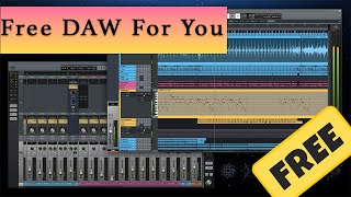 Best Free DAW For Music Production [upl. by Yelsnya]