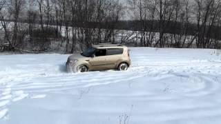 Kia Soul Snow Off Road [upl. by Yanaj]