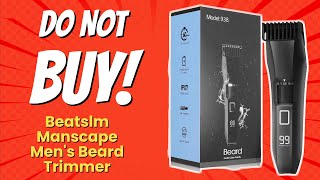 DONT BUY Beatslm Manscape Mens Beard Trimmer BEFORE WATCHING THIS VIDEO 😱✂️ [upl. by Born]