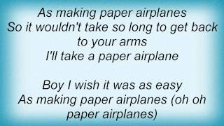 Jojo  Paper Airplanes Lyrics [upl. by Galloway]