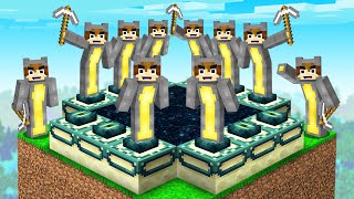 Minecraft but My Clones Beat the Game For Me [upl. by Tuneberg694]