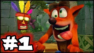 Crash Bandicoot NSane Trilogy  Part 1  This Game is EASY [upl. by Ramos975]